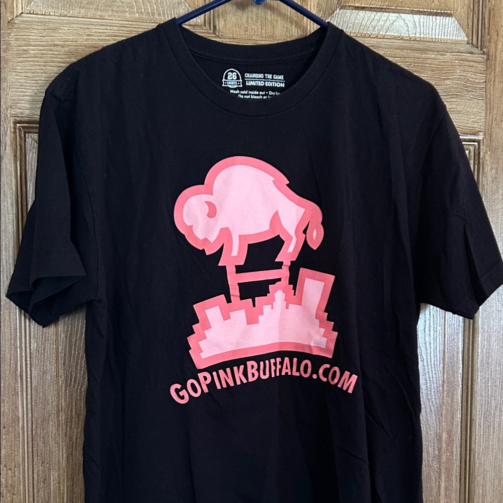 Go Pink Buffalo Tee Shirt